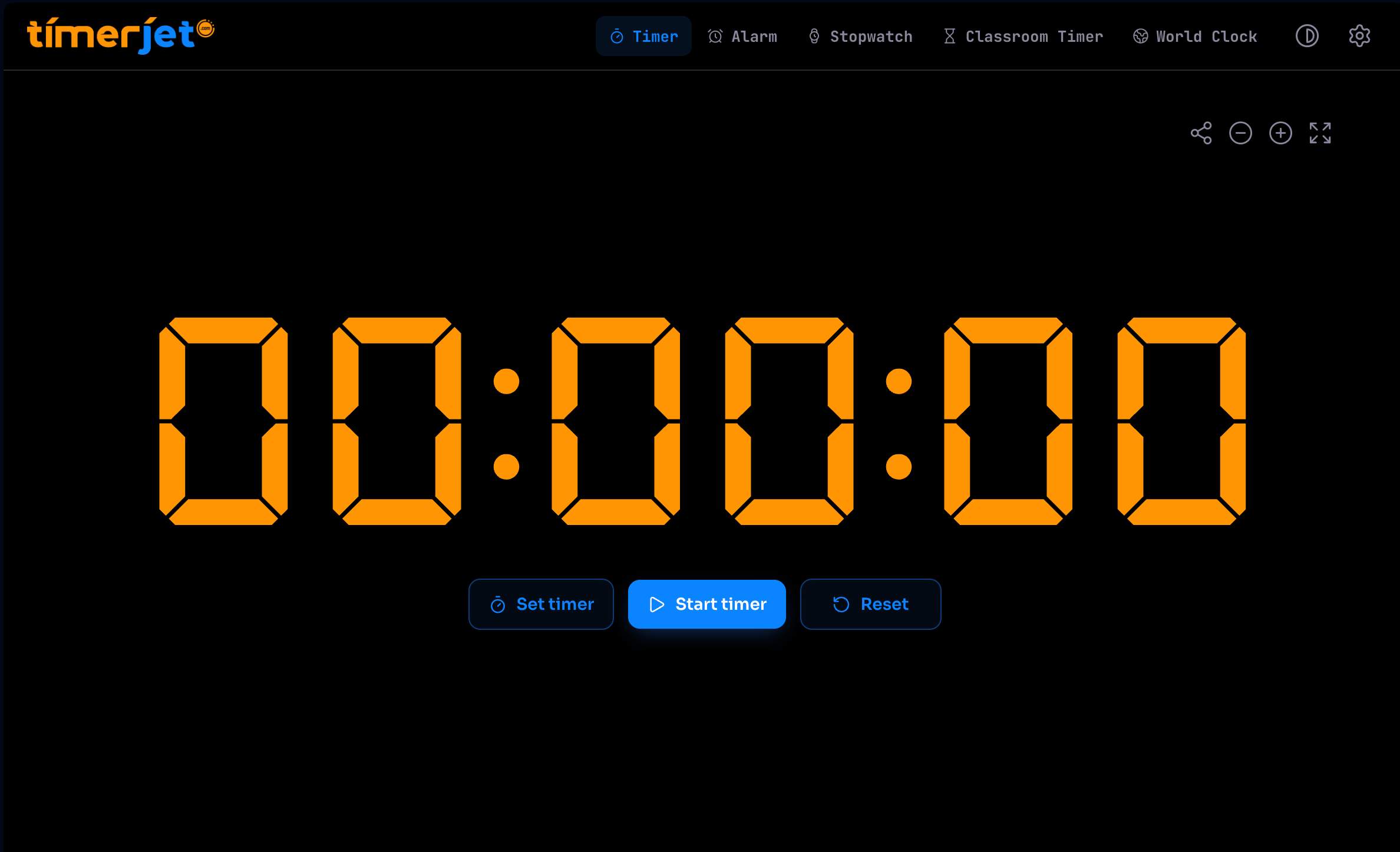 TimerJet screenshot